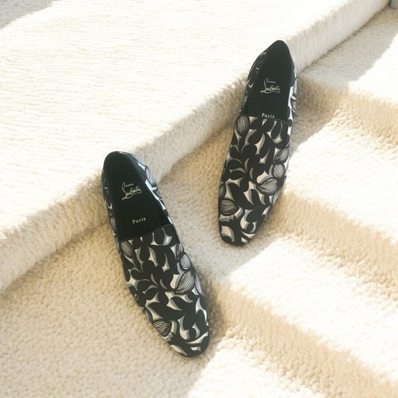 Christian Louboutin Dandelion Petunia Loafers Size 44 $945 - Picture 5 of 6